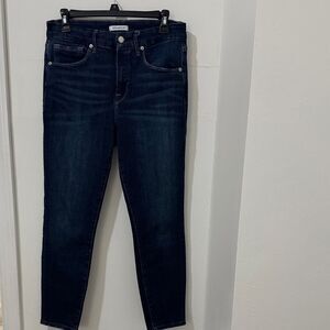 Good American Indigo Legs Crop Jeans